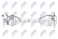NTY NPW-AU-098 Antriebswelle Vorne Links FüR Audi Skoda VW