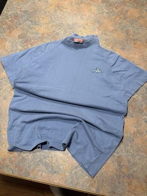 Vintage Y2K Kappa Embroidered Logo Tee Shirt Blue Fits Men s Medium