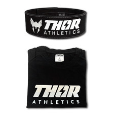 Lifting Belt + Divinity T-Shirt | Zwart
