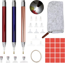 Diamond Painting Pen Kits with LED, 5D Light up Drill Pens for Arts, Nails DIY C