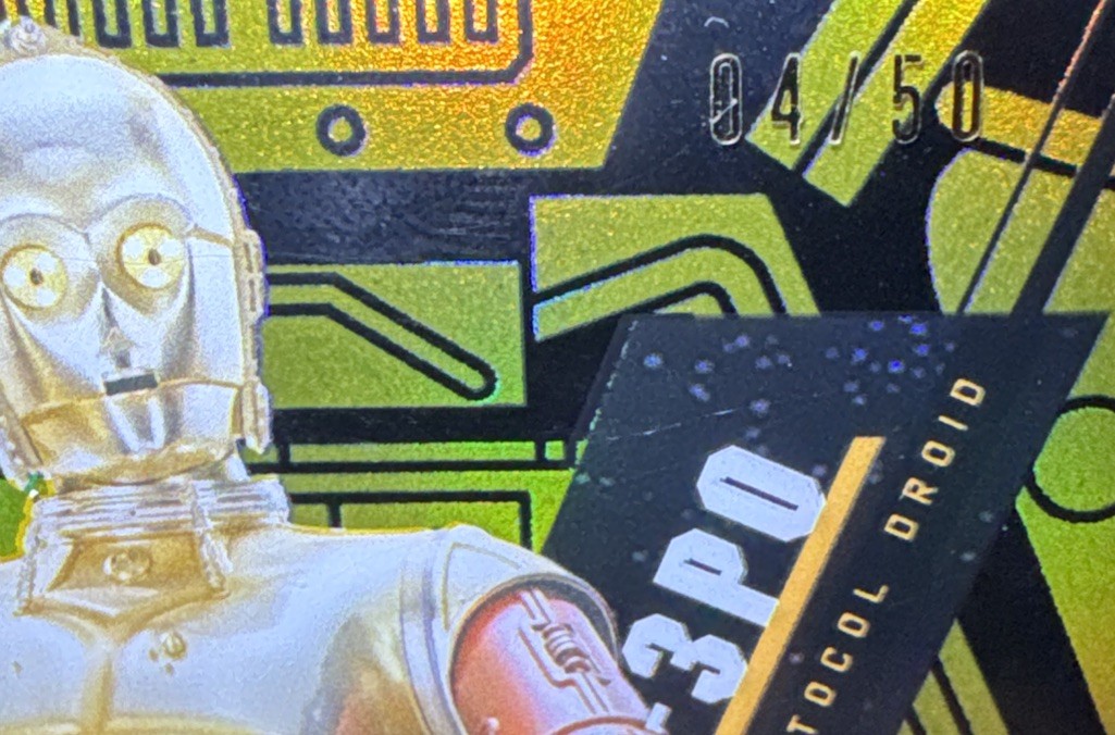 2016 Star Wars High Tek Form 2 Pattern 1 #SW67 C-3PO /50