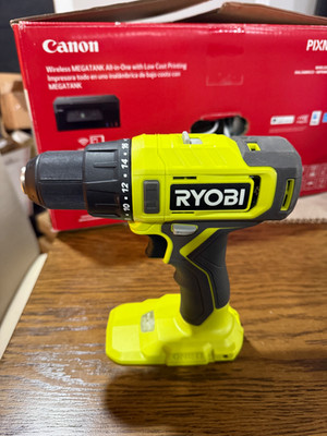 Ryobi ONE+ 18V Cordless Drill Driver Kit Battery Charger + Diamond Bits