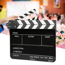 Acrylic 30x25cm Clapperboard Director Movie Clappers Film And Television