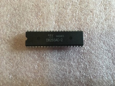 D8255AC-2 IC I/O PROGRAMMABLE PERIPHERAL INTERFACE 40-PIN DIP (LOT OF 1)