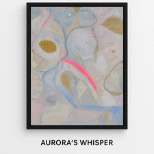 Abstract Expressionism paintings on canvas original - Aurora’s Whisper