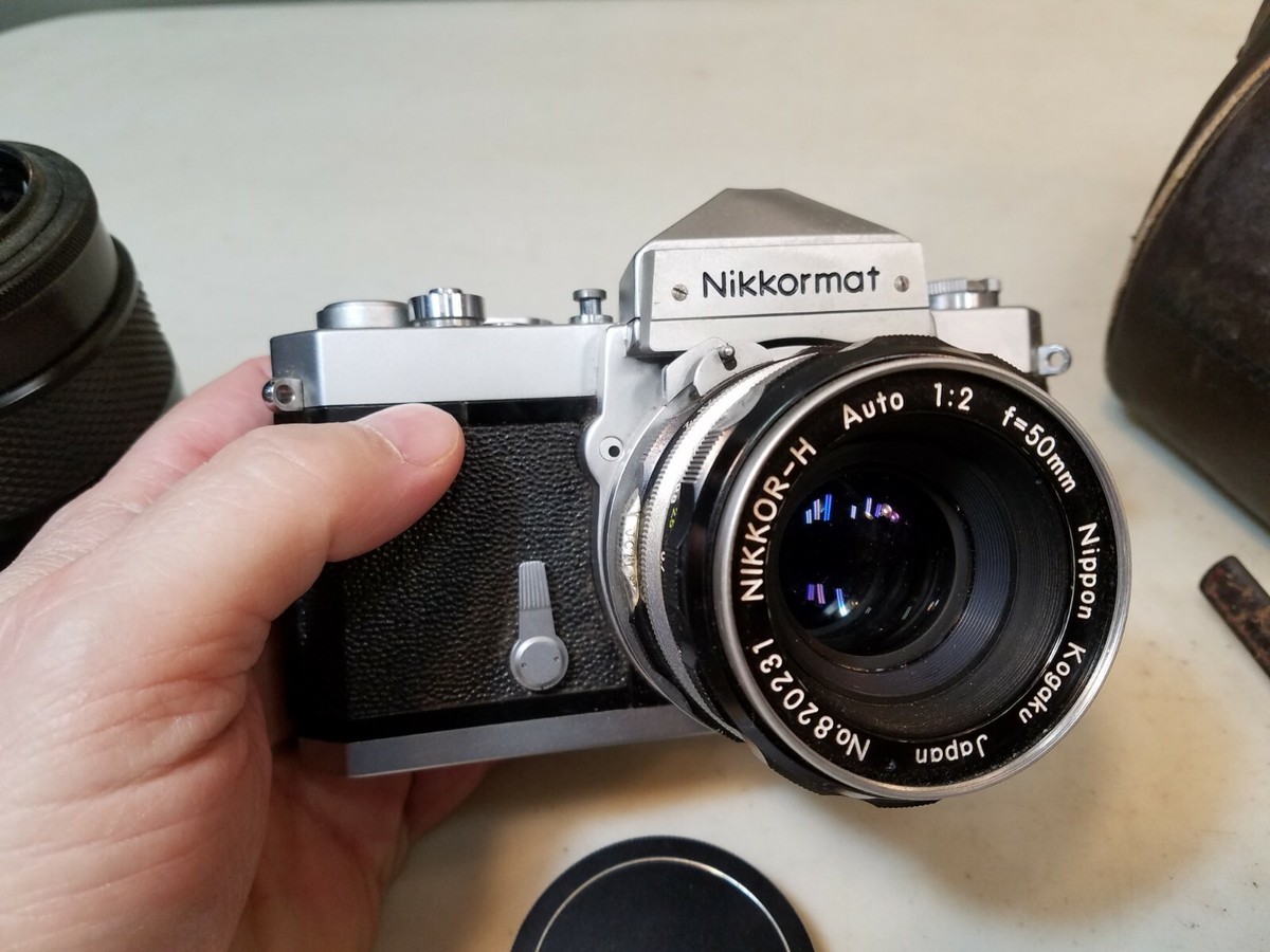 Nikon Camera Lot: Nikkormat FT, NIKKOR-H Auto 1:2 50mm