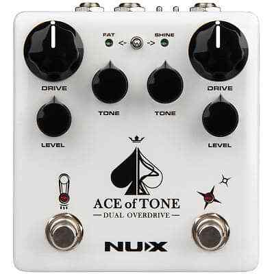 NUX Ace of Tone Dual Stacked Overdrive Guitar Effects Pedal - Picture 3 of 3