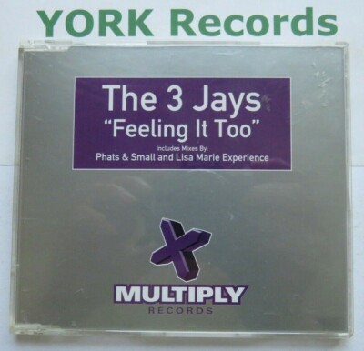 3 JAYS - Feeling It Too - Excellent Condition CD Single Multiply CDMULTY53