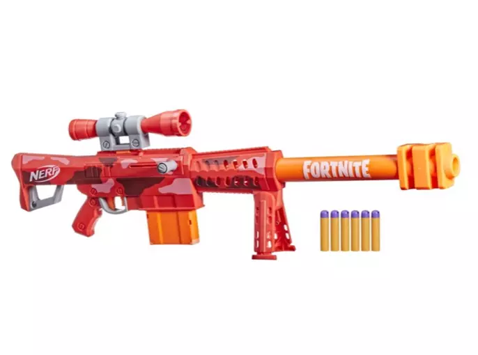 NEW Nerf Fortnite Heavy SR Blaster Sniper Rifle Nerf Guns Boys Toy Foam  Dart Gun