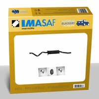 Imasaf ESD Auspuff Endtopf für VW Scirocco 1.3 + 1.6 44/55KW (53B) 1985-