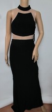 Aqua Mesh Trim Maxi Party/Wedding Gown Dress Sz 2~4 MSRP $238