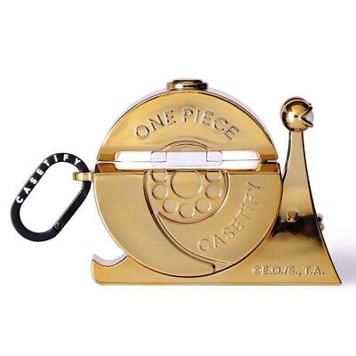 One Piece Golden Transponder Snail AirPods Pro Case Dendenbug Buster Call  NEW