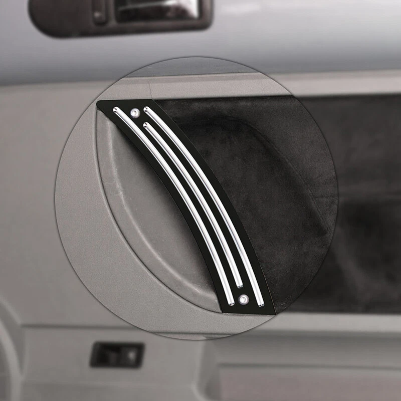 Conjunto interno de substituição de painel de maçaneta de porta de metal para Volkswagen Beetle 1998-2010 - Imagem 4 de 4