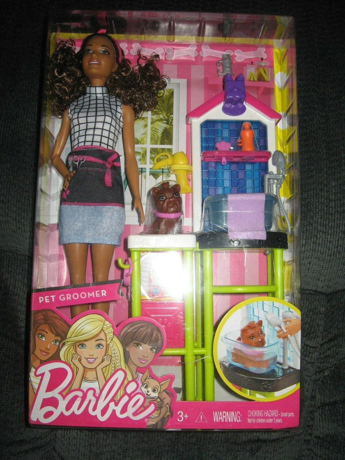 barbie pet grooming station