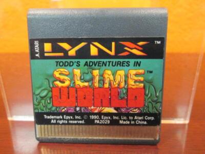 Jeu Todd's Adventure In Slime World Pour Atari Lynx - Version Européenne Neuve, Sous Blister