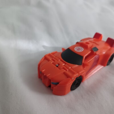 = 2017 TRANSFORMERS ROBOTS INDISGUISE DRIFT ORANGE CAR 4 1/4'' TOY VEHICLE