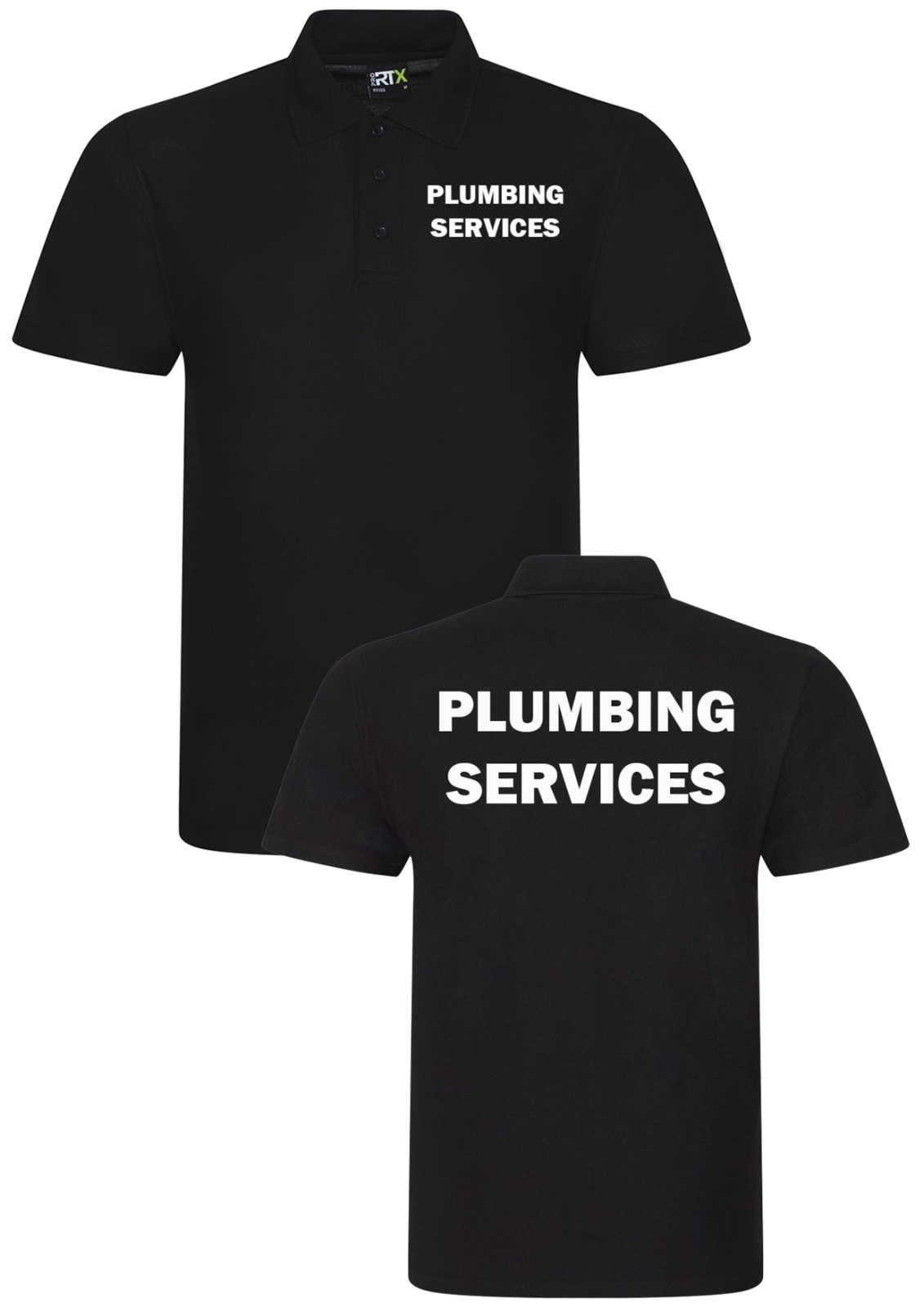 Plumber Polo Shirt - Printed Workwear Builder Plumbing Gas Industrial Uniform Top  -image