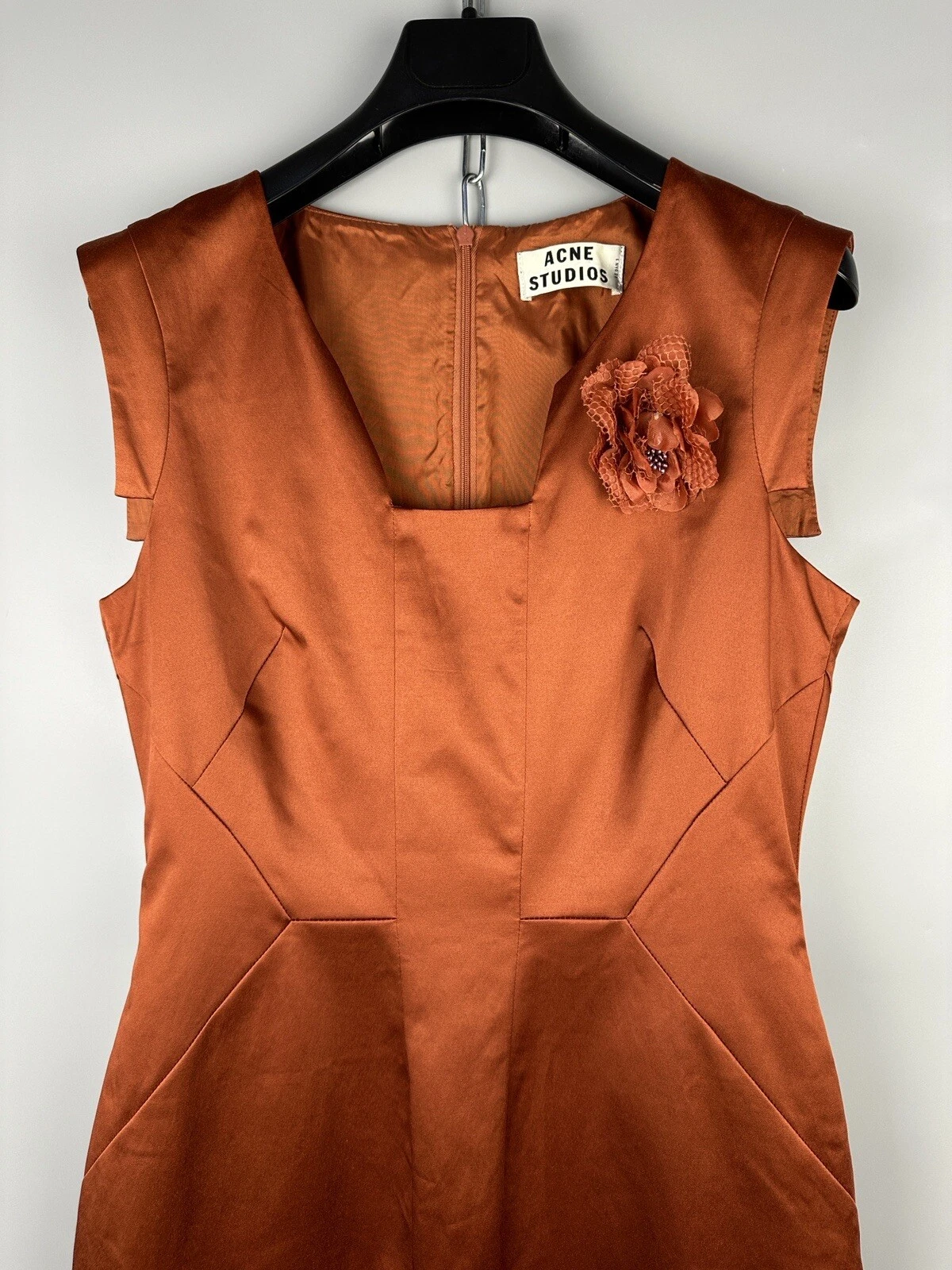 Abito canotta casual da donna Acne Studios cotone senza maniche taglia L