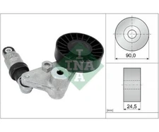 Belt tensioner, V-ribbed belt INA 534003310 for Opel Saab