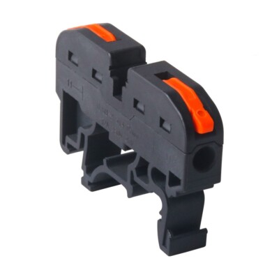 10PCS PCT-211 Rail Type Quick Connection Terminal Block Press Wire Connectors