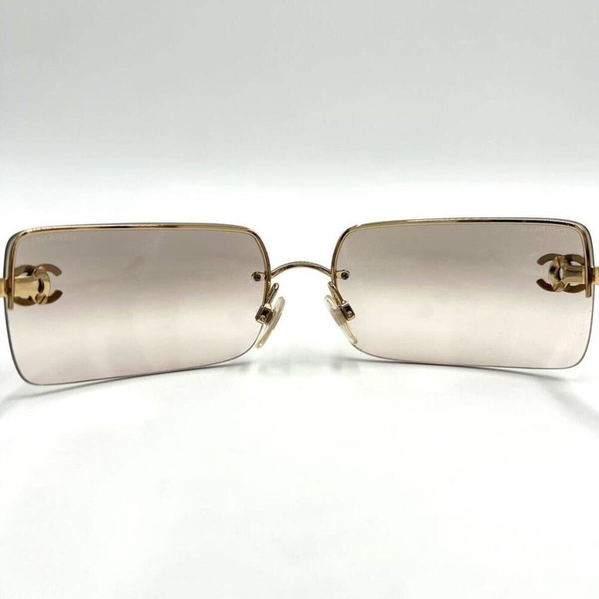 Authentic CHANEL Vintage Sunglasses Rhinestone CC Logo Authentic CHANEL Vintage Sunglasses Rhinestone CC Logo