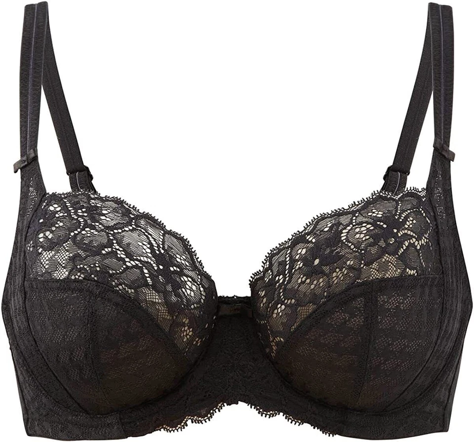 Nuevo Sujetador Panache 7285 Envy con aros Balconette 34GG EE. UU./Reino Unido Negro Foto 3 de 4