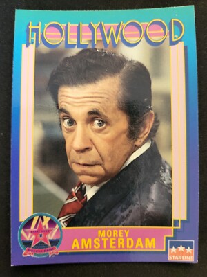 1991 Starline Morey Amsterdam Hollywood Walk Of Fame Trading Card 129