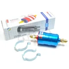 SYTEC MOTORSPORT IN-LINE 'BULLET' FUEL FILTER WITH AN6 -6 FITTINGS [BLUE]
