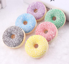 6 PCS Realistic Artificial Donuts Fake Cake Dessert Model Photography Props Home