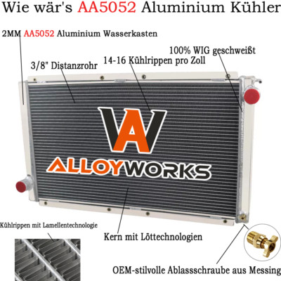 3 Reihe Kühler Für SUBARU IMPREZA WRX GC8 STI 2,0L 92-1999 Manuell