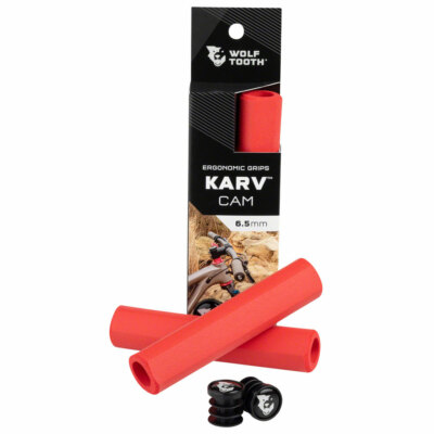 Wolf Tooth Components Karv Cam Grips - Red