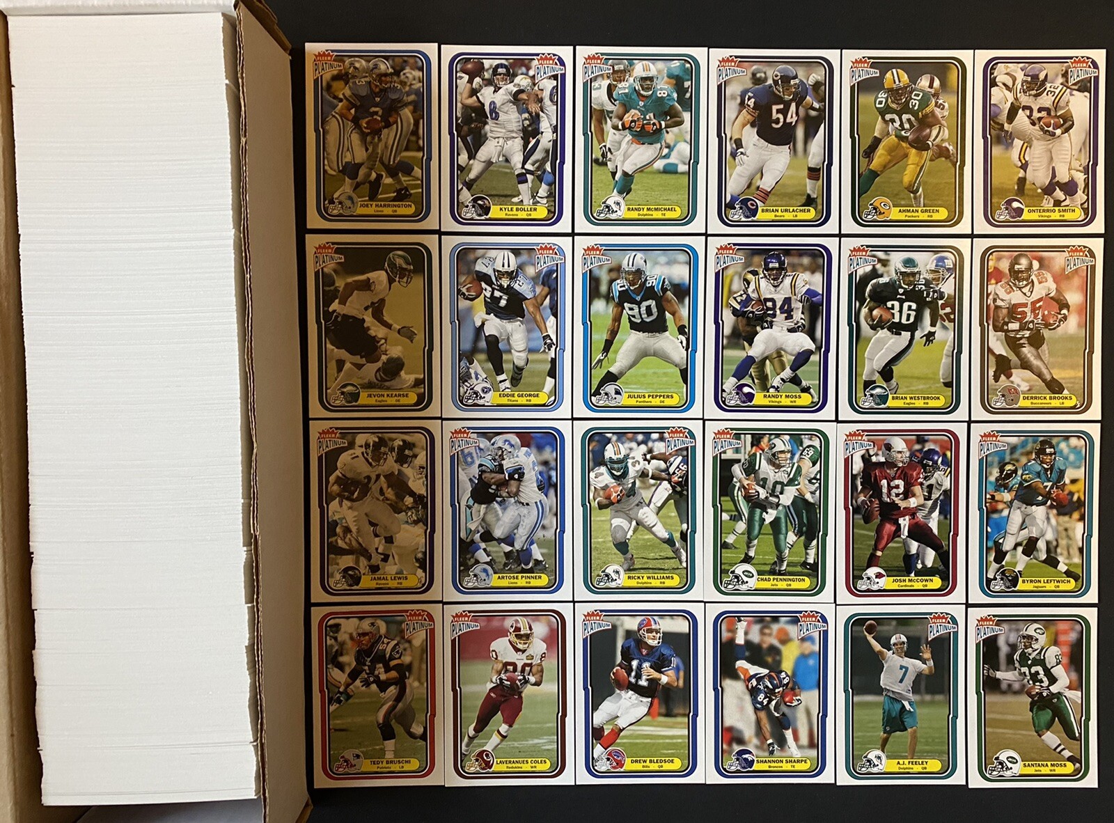 2004 Fleer Platinum - Football Cards - Complete Your Set - You U Pick