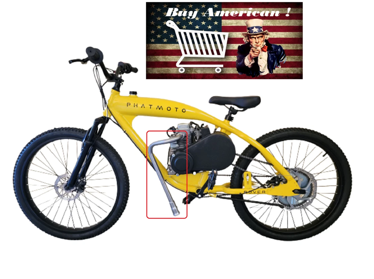 Exhaust Header for Phatmoto Rover Motorized bicycle ALL TERRAIN
