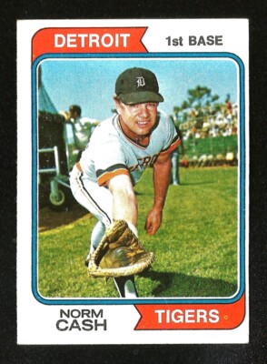 1974 Topps SET BREAK #367 NORM CASH EXMINT (PL) DETROIT TIGERS (001)