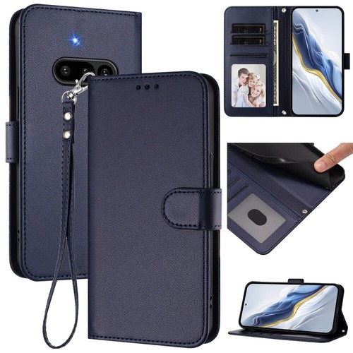 Strap Luxury Color Leather Wallet Phone Case For Nothing Phone 1 2A 2 Pro 3A Pro - Picture 34 of 56