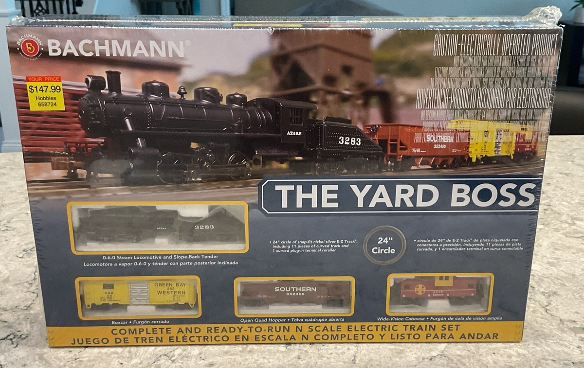 Bachmann Yard Boss Ready To Go Electric Train Set N Scale - Multi