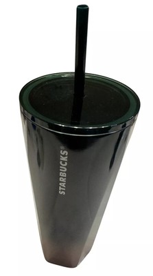 NWT Starbucks 2023 Rose Gold Emerald Gradient Ombre Angles Geometric SS Tumbler