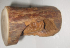 Jesus Face Christ Holy Head Bust Statue Olive Wood Hand Carved  Tree Log — photo 4