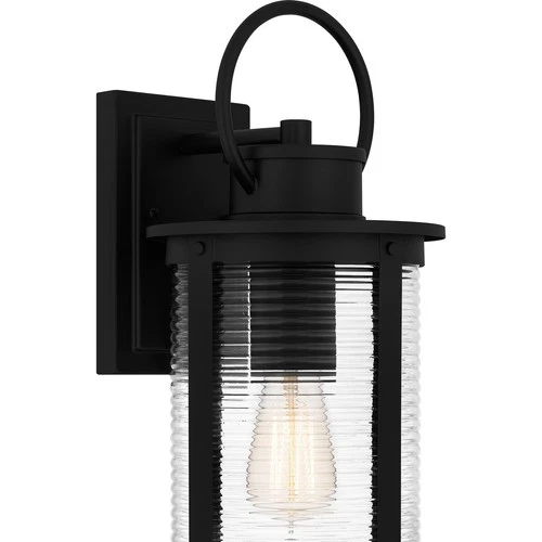 Matte Black One Light Outdoor Wall Mount from the Tilmore Collection - Picture 5 of 7