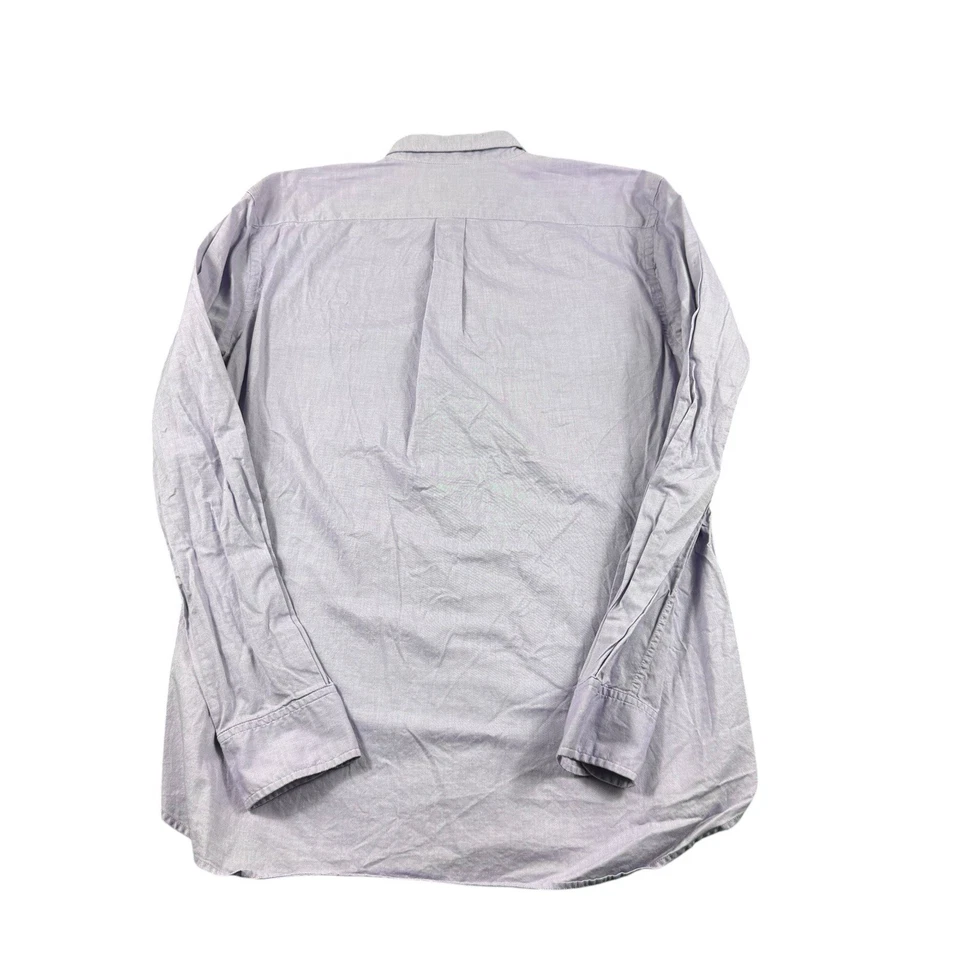 J.Press Light Purple Cotton Mens L/S Button Down Shirt Size Large - Image 3 of 4