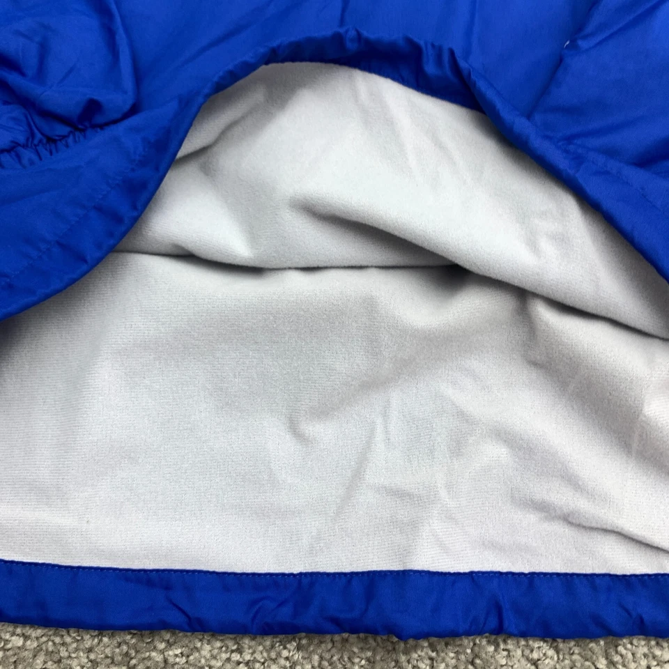 Chaqueta de béisbol Mizuno 1/4 cremallera para hombre pequeña manga larga azul ventilado poliéster Foto 4 de 4