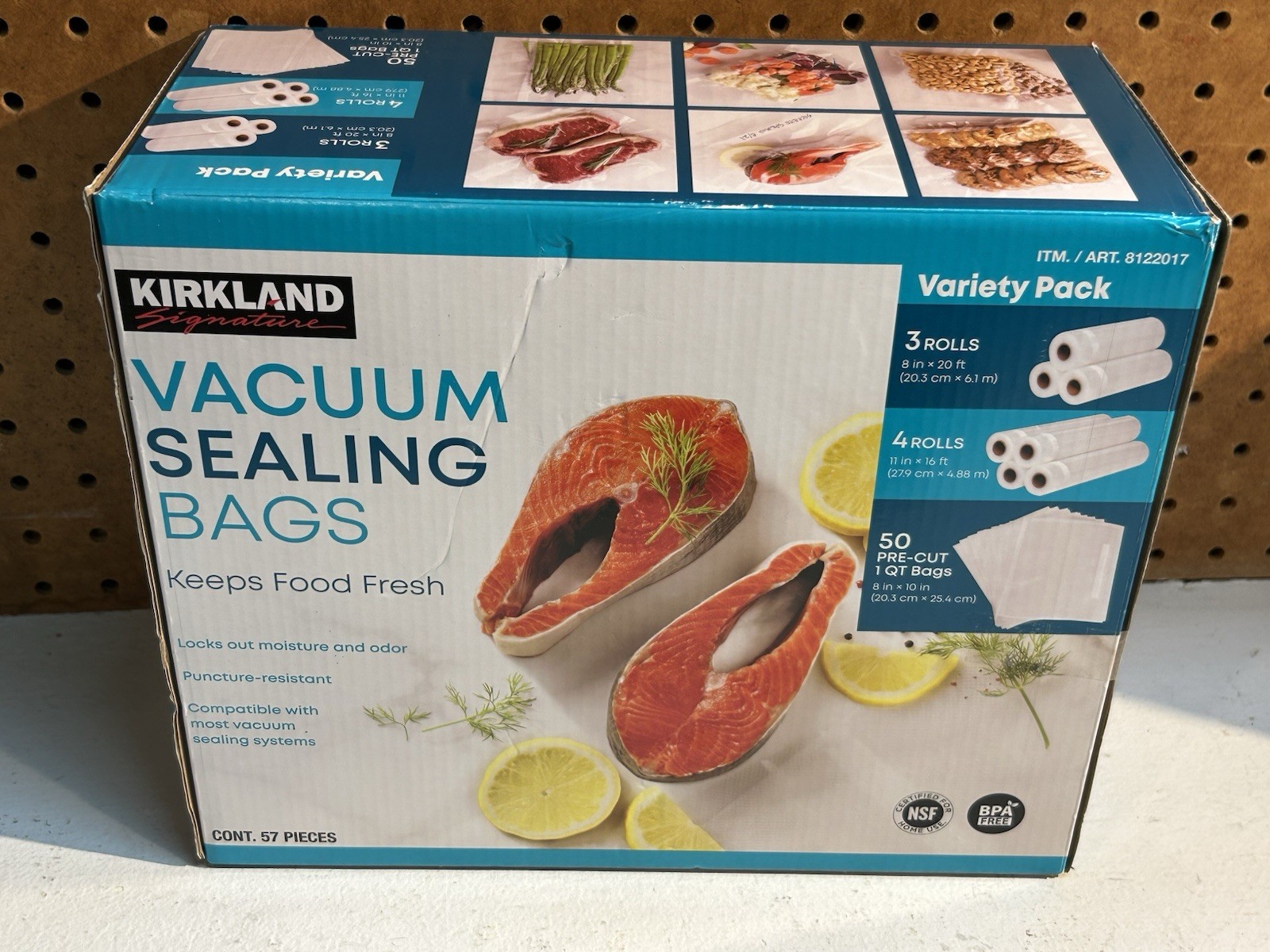 NEW Kirkland Signature Vacuum Sealing Bags, Assortment Variety Pack