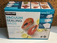 NEW Kirkland Signature Vacuum Sealing Bags, Assortment Variety Pack