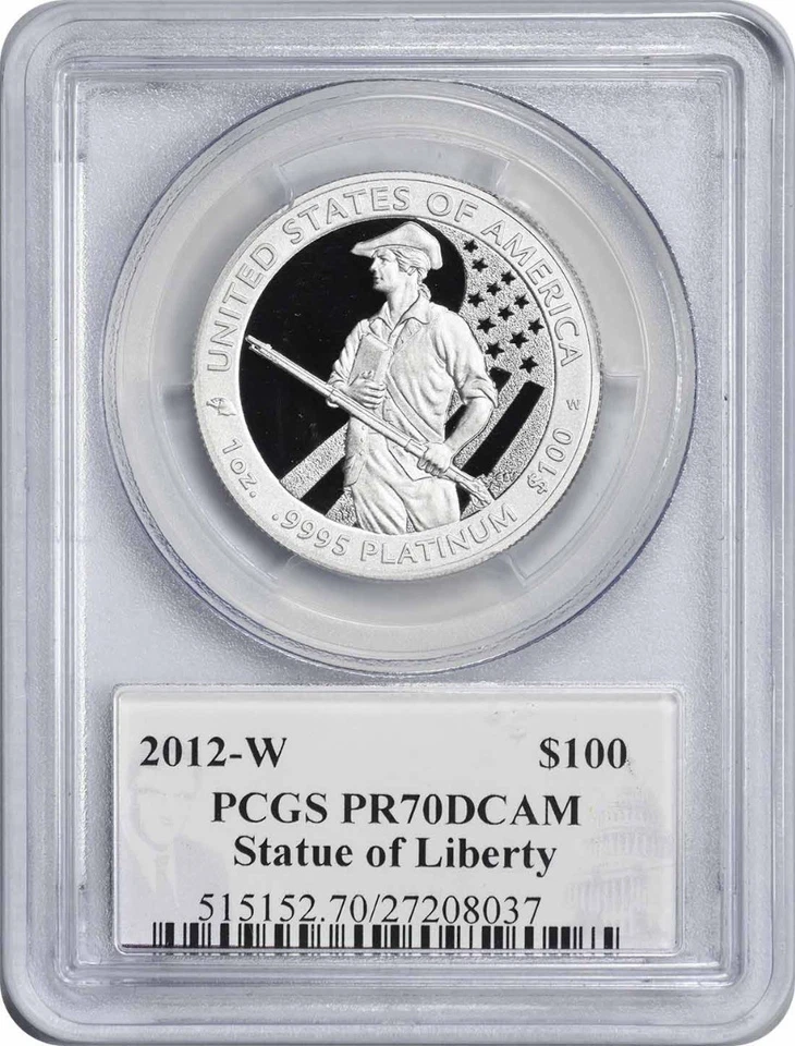 2012-W $100 American Platinum Eagle PR70DCAM PCGS - Image 2 of 2