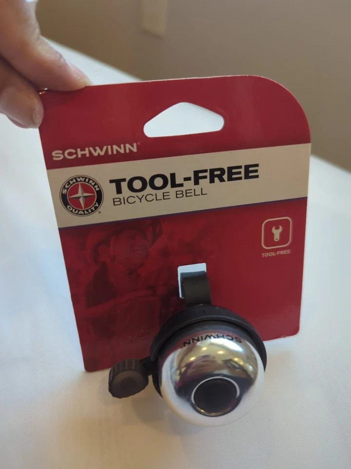 Schwinn Tool-Free Bicycle Bell New In Package Universal Fit Easy Install - Image 2 of 4