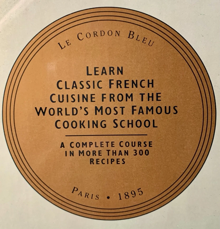 Vintage 1991 1ST EDITION "Le Cordon Bleu At Home" Paris French Cuisine Cookbook - Image 3 of 4