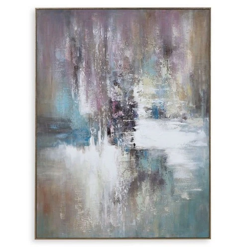 Uttermost 32248 Elevation 55" x 42" Framed Abstract Painting - MultiColor - Picture 1 of 6