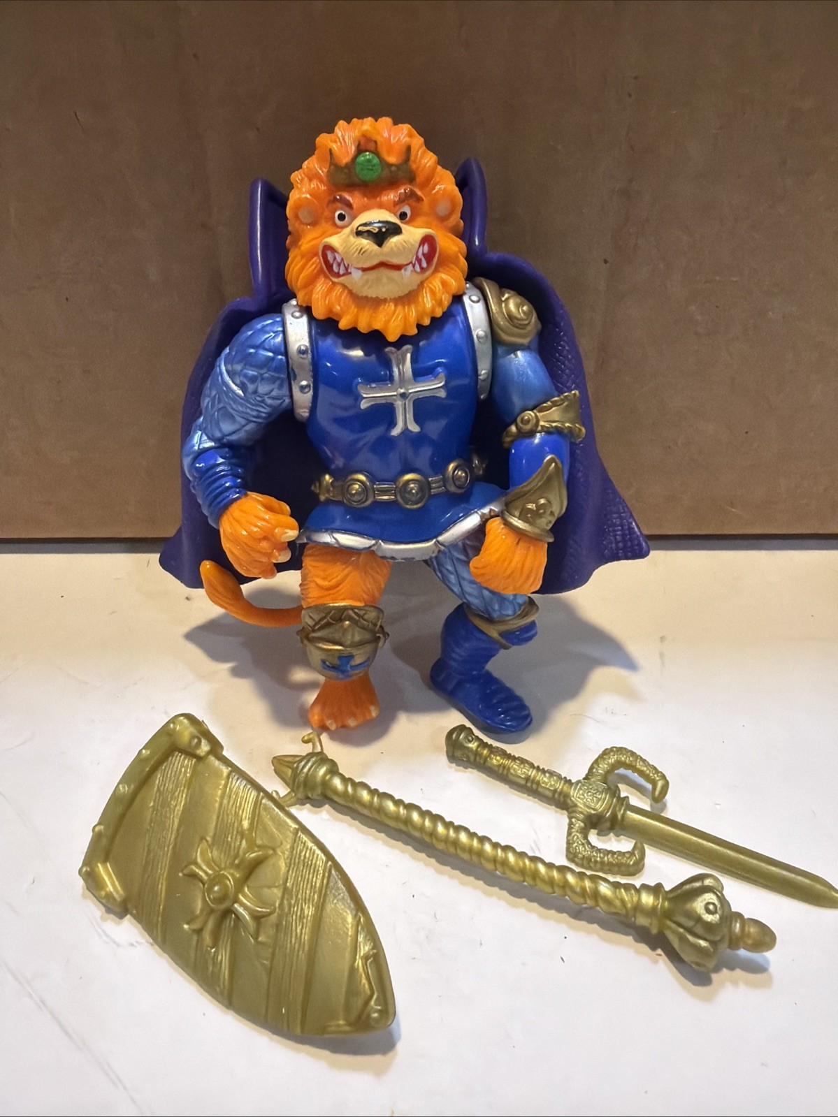 King Lionheart 100% Complete Teenage Mutant Ninja Turtle TMNT 1992 Playmates