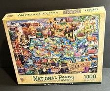 Master Pieces 1000 Pieces Jigsaw Puzzle National Parks Of America Sealed Bag