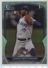 2023 Bowman Draft Chrome Lunar Glow Refractor Juaron Watts-Brown #BDC-113 0y59